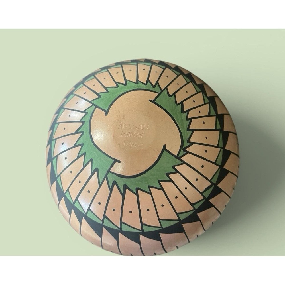 Mata Ortiz Pottery Abigail Marin Bowl Paquime Traditional Mexico Ceramics Art - Picture 10 of 13